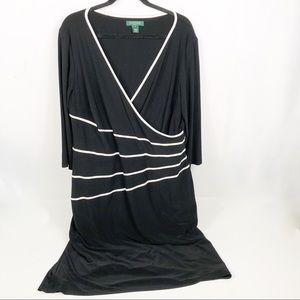 Plus Size Lauren Ralph Lauren Wrap Dress.